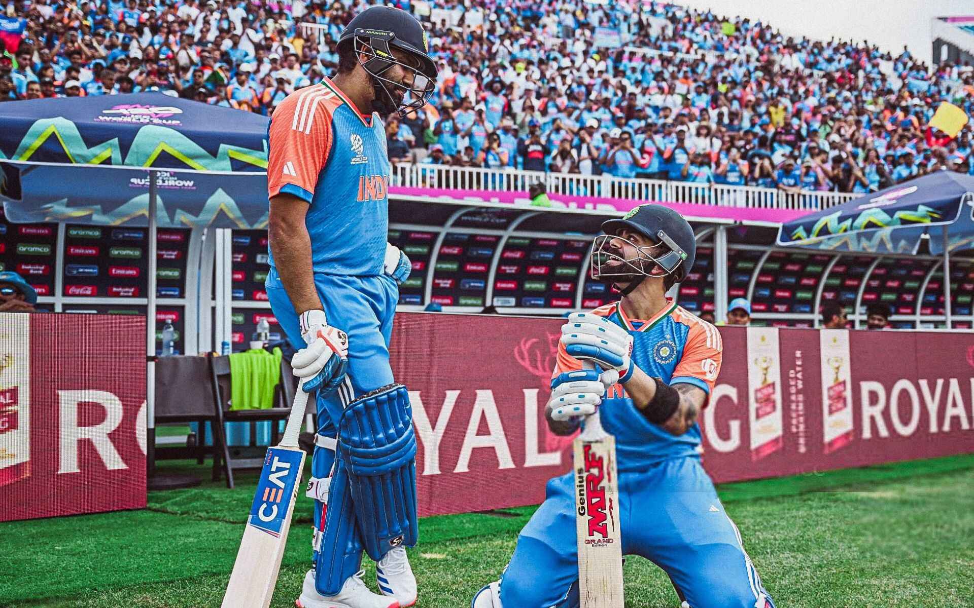 Rohit Sharma and Virat Kohli [X.com]